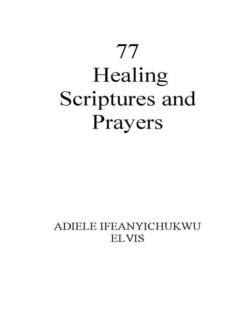 Image result for Praying the Scriptures for Healing PDF