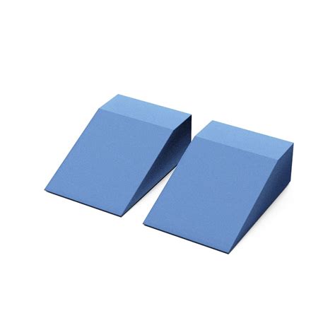StrongTek Yoga Foam Wedge Blocks (Pair) Soft, Supportive Exercise ...