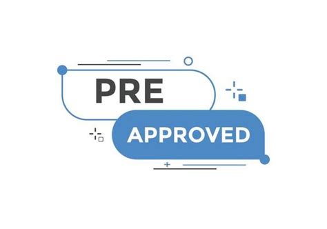 Image result for Pre-Approved Vector