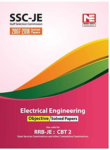 Buy SSC (RRB-JE) : Electrical Engineering Objective Solved Papers Book ...