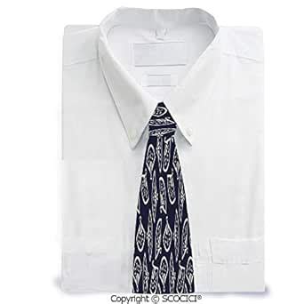Buy SCOCICI Men's Print Neck Tie Hand Fan Pattern East Asia Culture ...
