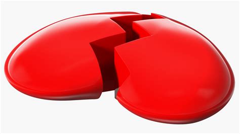 Broken Heart Emoji 3D Model $11 - .3ds .blend .c4d .fbx .max .ma .lxo .obj - Free3D