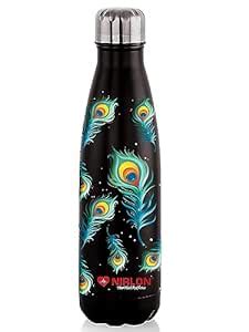NIRLON Cola Black Mor Pankh Stainless Steel Double Wall Vaccum ...