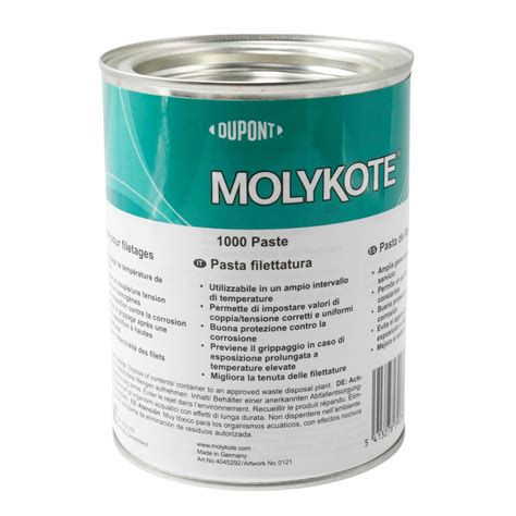 Molykote 1000 Paste 1kg Lubrication Grease Solid Lubricant for Bolted ...