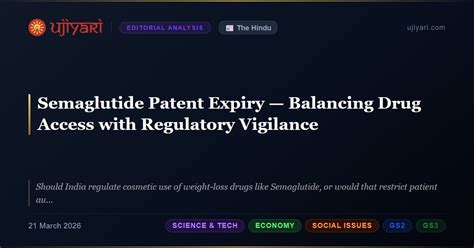Semaglutide Patent Expiry — Balancing Drug Access with Regulatory ...
