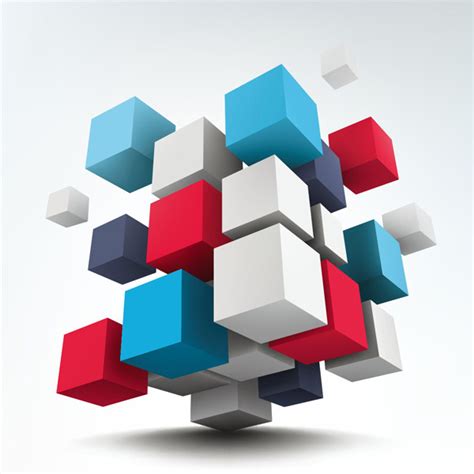 3D立体几何元素_素材中国sccnn.com