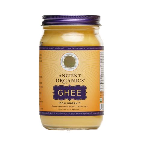 Amazon.com : Ancient Organics Ghee, Organic Grass Fed Ghee Butter – Gluten Free Ghee, Clarified ...