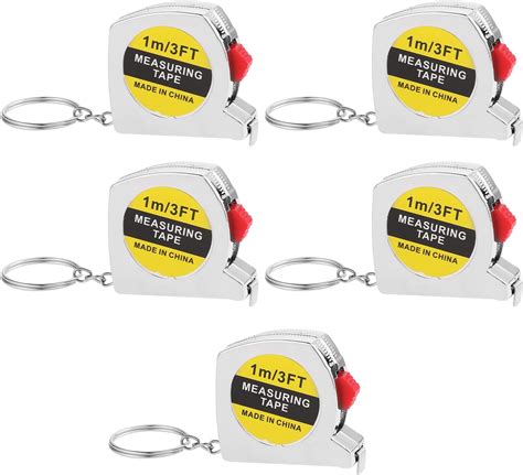 cobee Mini Tape Measure with Keychain, 1 Meter/ 3 Feet Retractable ...