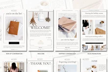 Simple HTML Email Template | Website & App Templates ~ Creative Market