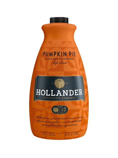 HOLLANDER Pumpkin Pie Cafe Sauce (1892ml/64oz) – Eight Ounce Coffee