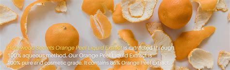 Hollywood Secrets Pure Orange Peel Liquid Extract 50ml : Amazon.in: Beauty