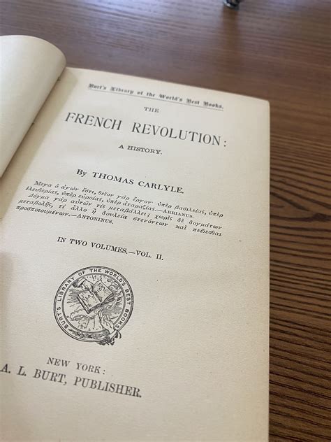 Antique French Revolution Book - Etsy