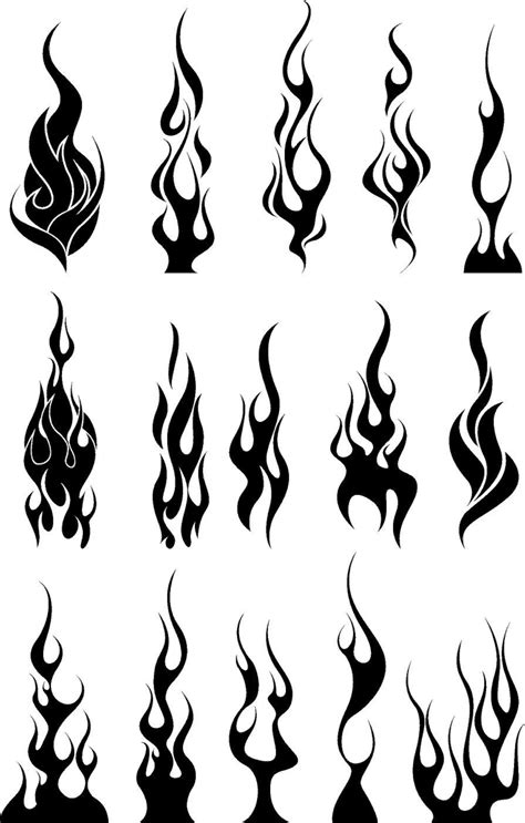 Buy Flames , Flame Eps , Flame Vector Svg , Cricut Eps , Flame Paper ...