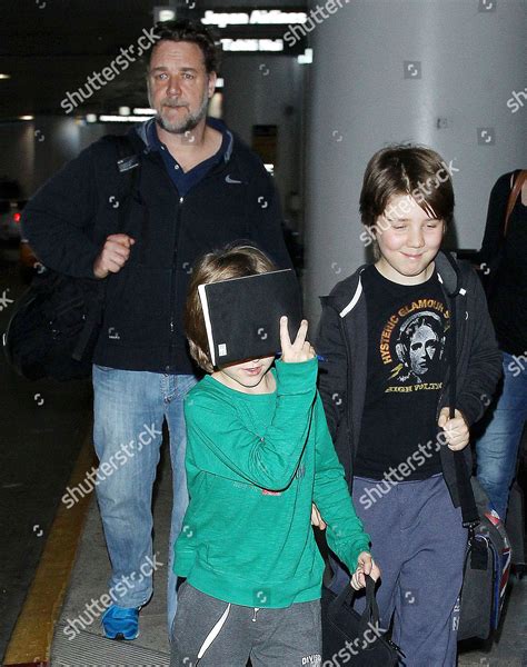 Russell Crowe Charles Spencer Crowe Tennyson Spencer Editorial Stock ...