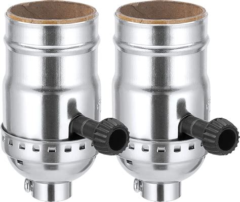 3-Way Lamp Socket Replacement, UL Listed E26 Incandescent Lamp Holder ...