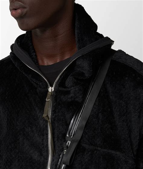 Black ACRONYM J117-HL Man Made Fibers Knitted Jacket | SVD