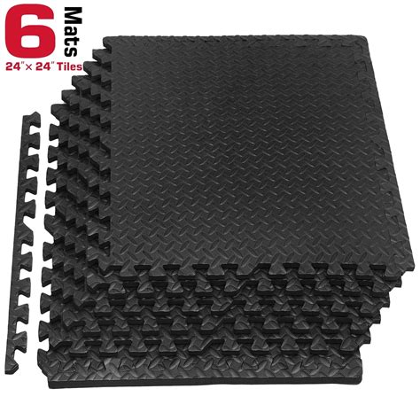 ARVAKOR Extra Thick Puzzle Exercise Mat, EVA Foam Interlocking Tiles ...