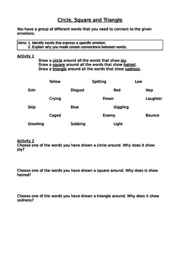 Language Analysis Worksheet 的图像结果