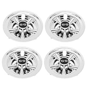 Chrome Wheel Hub Cover, Club Car Wheel Hub Caps Silver Plated Firm ...