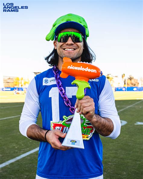 NickALive!: Los Angeles Rams WR Puka Nacua Named NVP of Week 14 | 'NFL Slimetime' Season 4