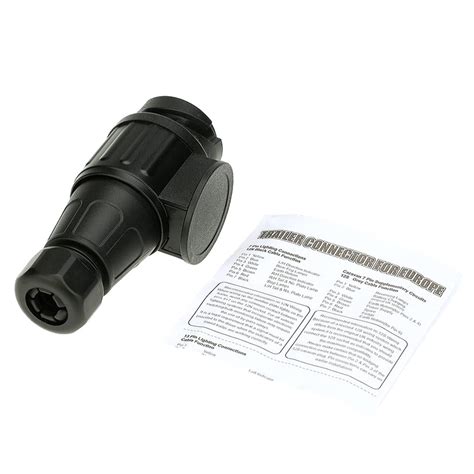 Buy Frosted Material 13-Pin Trailer Plug 12V 13-Pole Tow Bar Towing ...