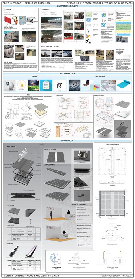 simple building product for interior space | CEPT - Portfolio