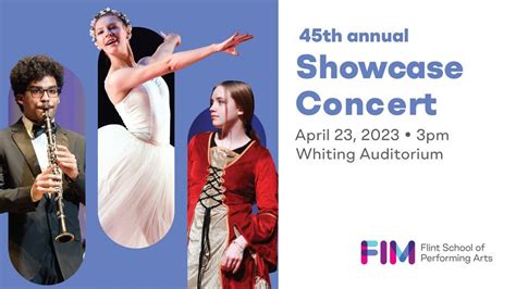 Flint School of Performing Arts Showcase Concert, FIM Whiting ...