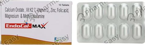 Buy Endocal Max Strip Of 10 Tablets Online at Flat 15% OFF | PharmEasy