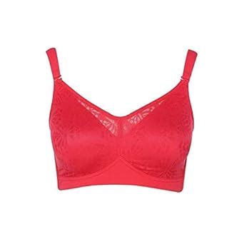 Buy Triumph Womens Padded Non Wired Lace Bra (Red_38) at Amazon.in