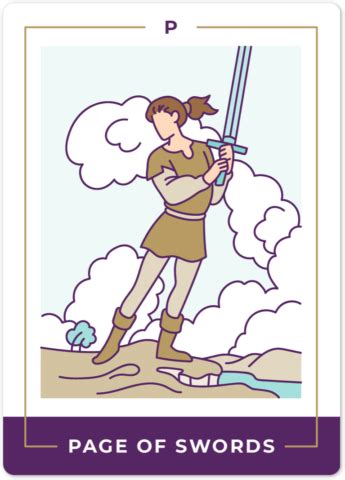 Page of Swords Tarot Card Meanings | Biddy Tarot