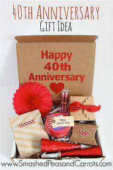 What Is Gift For 40th Wedding Anniversary by Happy 40th Anniversary Gift Idea Smashed Peas Carrots What Is Gift For 40th Wedding Anniversary