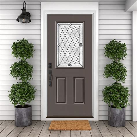 Masonite Alston 36-in x 80-in x 4-9/16-in Fiberglass Right-hand inswing ...