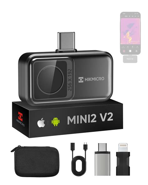HIKMICRO Mini2 V2 Thermal Camera - iOS/Android, 256x192 IR Resolution ...