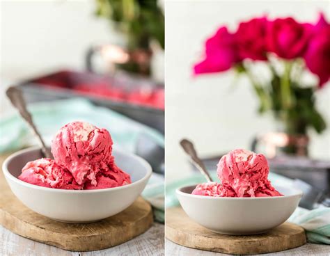 Red Velvet Ice Cream (Cream Cheese Ice Cream) - The Cookie Rookie®