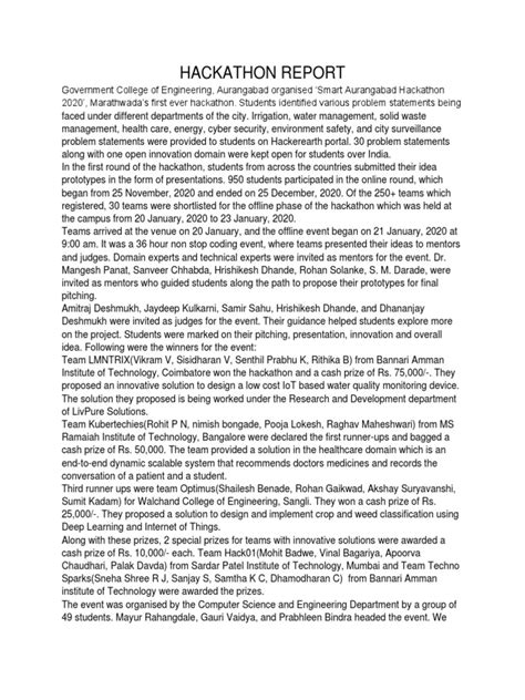 Image result for Hackathon Abstract Sample