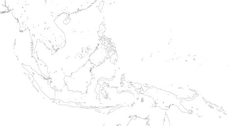 Blank Map Of Southeast Asia