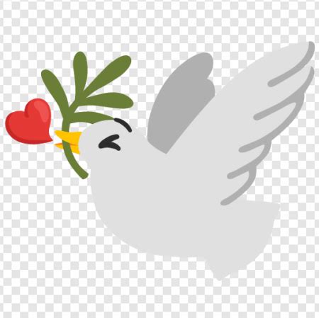 Dove Emoji PNG Transparent Images
