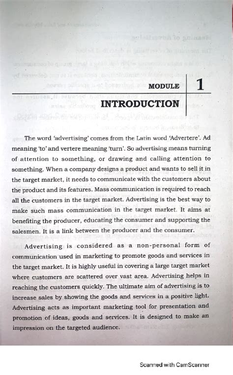 ASM-Module 1 - Advertisement and sale management based on mgu syllabus ...
