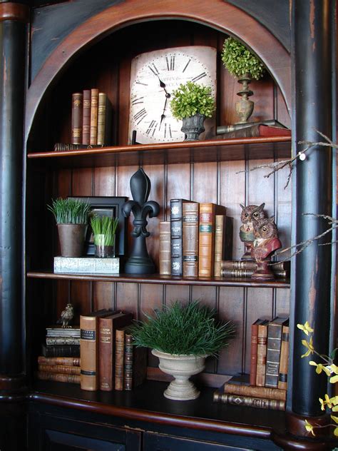 Pin by The White Hare on For the Home | Decorating bookshelves, Tuscan ...