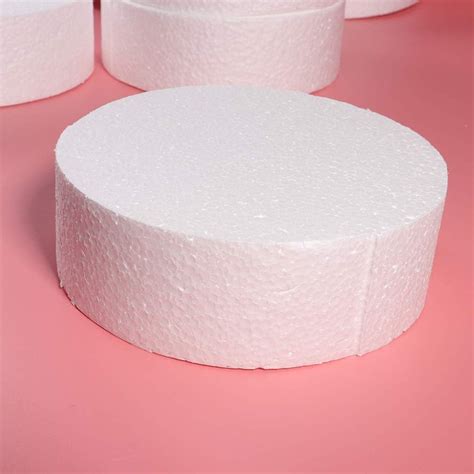 Buy Amosfun 6pcs Cake styrofoam Foam Dummy Pans for Cone Dummies Cakes ...