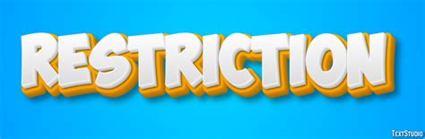 Image result for restriction