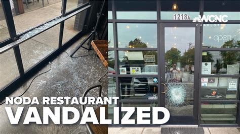 NoDa restaurant's glass shattered night before drag brunch | wcnc.com