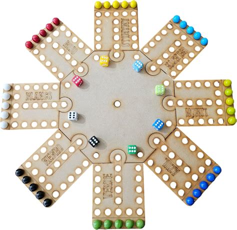 Robotecnia Juego de Mesa No te enojes, berrinches o Ludo Juego de Mesa ...