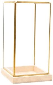 BNF Glass Display Case Decorative Cuboid Antique Artwork Showcase ...