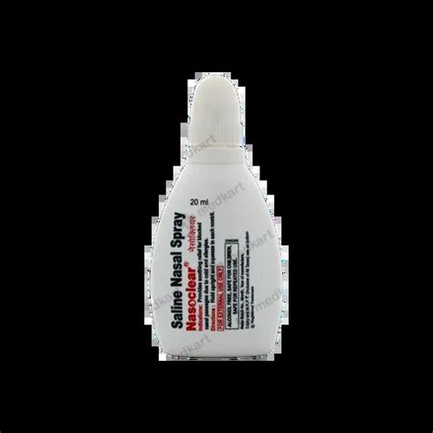 NASOCLEAR NASAL DROPS 20 ML Price, Uses, Side Effects & Substitutes ...