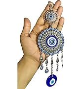 Buy DT DECTONE Blue Evil Eye OM Design with Blue Pendant Decoration ...