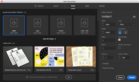 Image result for InDesign Template Artist Work