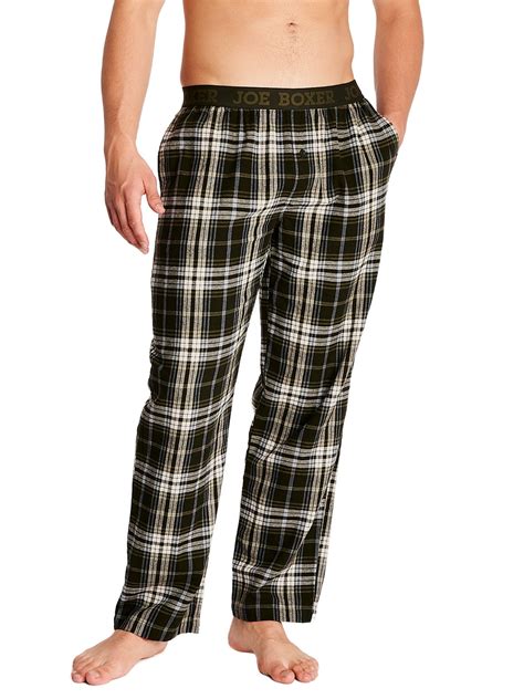 Men's Covered Waistband Flannel Pants | Joe Boxer Canada