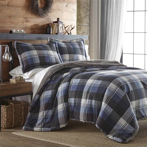 plaid comforter set