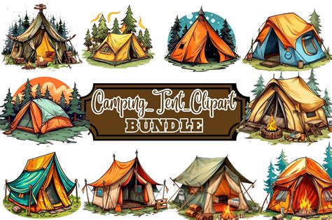 Tent Camping Clip Art